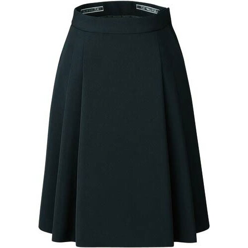 フォーク ソフトプリーツスカート ブラック 17号【取寄商品】 フォーク ソフトプリーツスカート ブラック 17号【取寄商品】