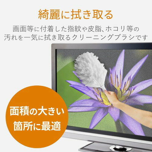 エレコム クリーニングブラシ　ホワイト