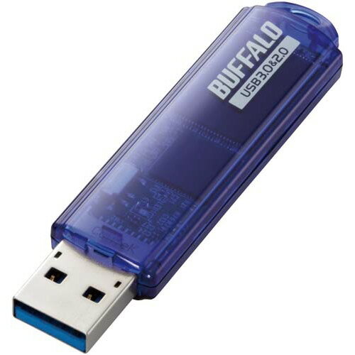 バッファロー USBメモリ　スタンダード　32GB　ブルー
