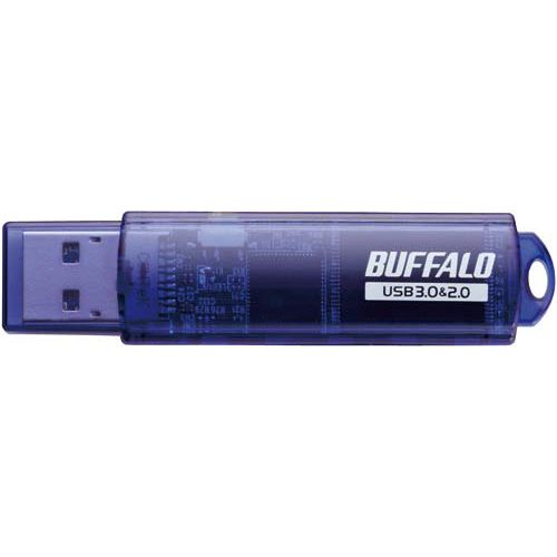バッファロー USBメモリ　スタンダード　16GB　ブルー