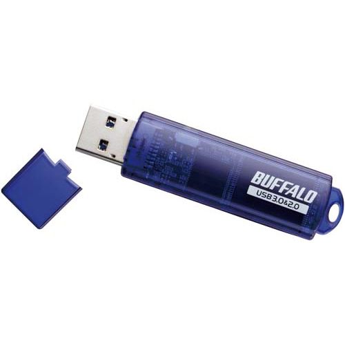 バッファロー USBメモリ　スタンダード　16GB　ブルー