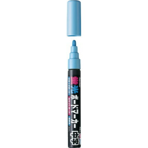 レイメイ藤井 蛍光ボードマーカー中字 ブルー 5本