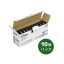 キングジム テプラ PROテープ エコ 透明6mm黒文字20個