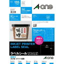 エーワン 超耐水 光沢紙ラベル IJP 12面正方形 10枚