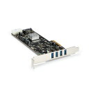 スターテック USB 3.0 増設用PCIeカード 4ポート【取寄商品】