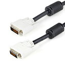 スターテック DVI−Dデュアルリンク延長ケーブル 1m 黒【取寄商品】