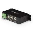 スターテック USB 2.0ハブ 4ポート 産業用 ESD保護【取寄商品】