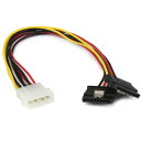 スターテック 電源分岐ケーブル ペリフェラル−SATA 30cm【取寄商品】