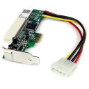 スターテック PCIe−PCI変換カード ペリフェラル用電源付【取寄商品】