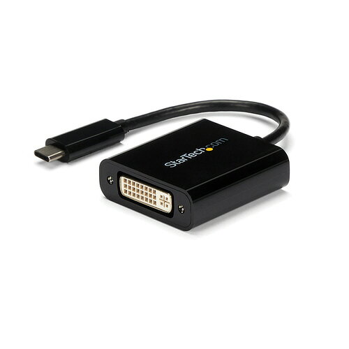 スターテック USB−C　−　DVI変換アダプタ　黒【取寄商品】