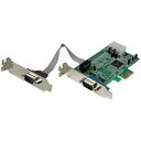 スターテック RS232Cシリアル増設PCIeカード 2ポート【取寄商品】