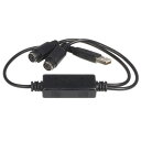 スターテック USB−PS/2変換ケーブル キーボード/マウス【取寄商品】