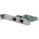 スターテック ギガビット PCIe LANカード 2ポート【取寄商品】