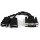 スターテック DMS59−デュアルDisplayPortアダプタ【取寄商品】