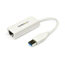 スターテック USB3.0接続 ギガ有線LANアダプタ 白【取寄商品】