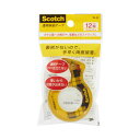 スリーエム ジャパン 透明両面テープ 小巻 カッター付 幅12mm