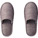 テンダイ 外縫いスリッパ ブラウン M 20足入