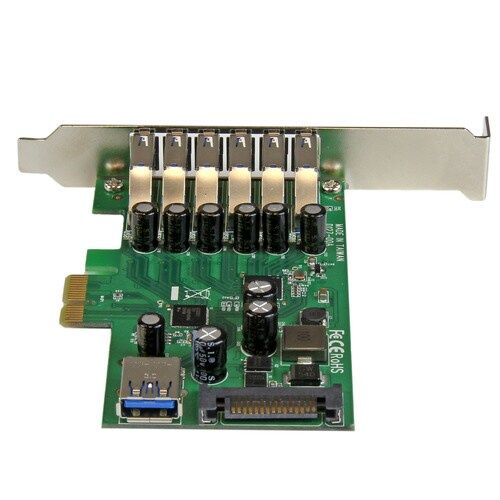 スターテック USB　3．0　増設用PCIeカード　7ポート【取寄商品】