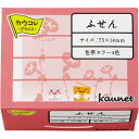 カウネット カウネットふせん 75×14 色帯4色 60冊