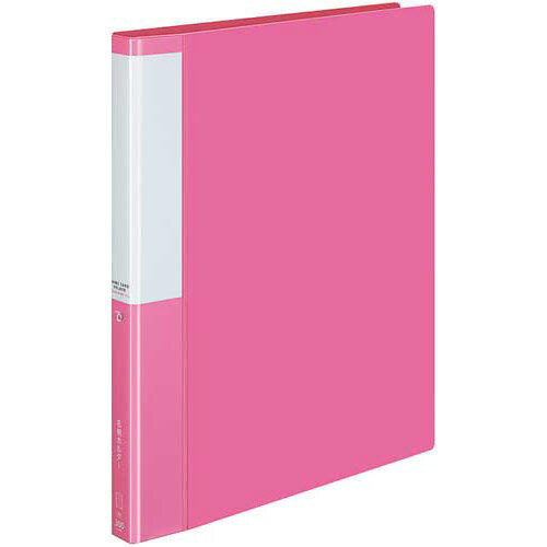 コクヨ 名刺ホルダーポジティ差替式 A4縦 桃 300名