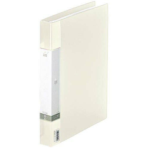リヒトラブ クリヤーブック交換式 白 A4縦背幅35mm6冊