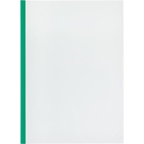 カウネット 「カウコレ」プレミアム ガイド付レールクリヤーホルダー30枚とじ緑100冊