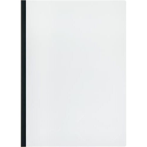 カウネット 「カウコレ」プレミアム ガイド付レールクリヤーホルダー50枚とじ黒100冊