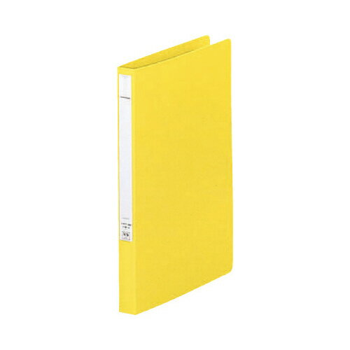 リヒトラブ パンチレスファイル厚とじ 黄A4縦背幅25mm