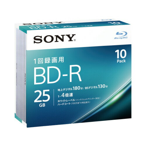 ソニー BD−R録画用　25GB　4倍速　10枚P