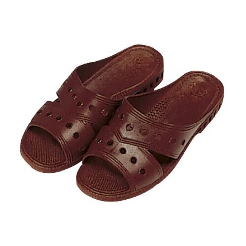 三興化学工業 手術室用スリッパ Dr.用 3L 茶 無地【取寄商品】