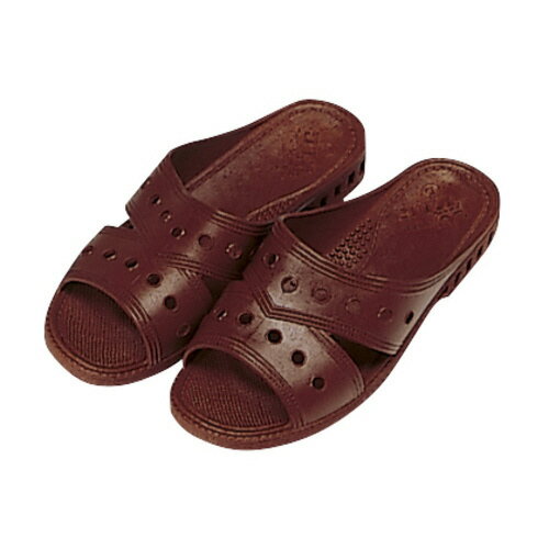 三興化学工業 手術室用スリッパ Dr.用 L 茶 無地【取寄商品】