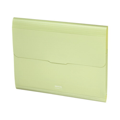 コクヨ 書類ファイル<ノビータ>A4・12Pリーフグリーン