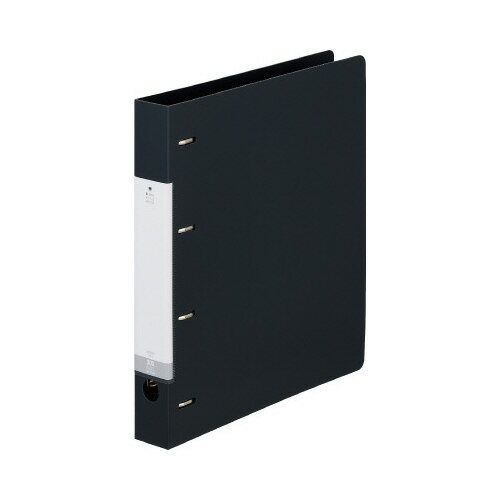 リヒトラブ D型リングファイル 黒A4縦 背幅41mm 10冊