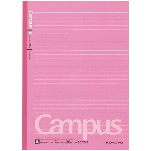 コクヨ キャンパスドット罫セミB5ピンク7mm1冊×60