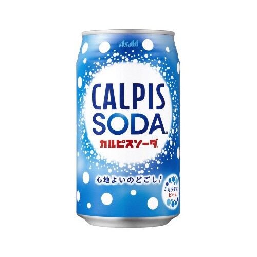 アサヒ飲料 カルピスソーダ　缶　350ml　24本【取寄商品】