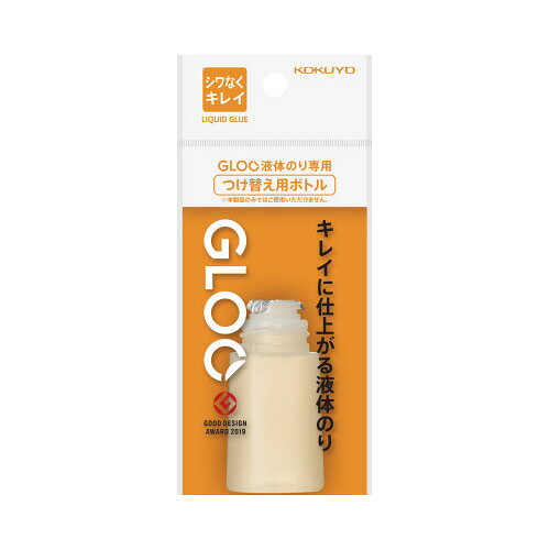 貼るって、こんなに変われる。四角いスポンジヘッドでカドまで塗りやすい液体のり●種別／つけ替え用ボトル●仕様／シワなくキレイ●容量／約30ml●材質／容器本体：PE、内蓋シール：アルミ●成分／天然多糖類●単位／1本●メーカー品番／タ−G821−1P▼kaumall▼