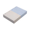 カウネット FSC認証プリンタ帳票カラー2面4穴 500枚×6