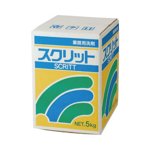 熊野油脂 業務用洗剤　スクリット　5kg×4