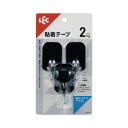 レック 粘着ツ−ルフックワイド(大)3個入 ブラック