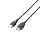 エレコム エコUSB2.0延長ケーブル 1m BK