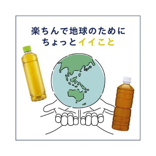 伊藤園 ラベルレス　健康ミネラルむぎ茶　600ml　24本
