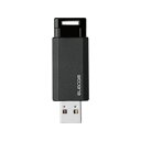 エレコム USB3.1メモリー ノック式 64GB ブラック