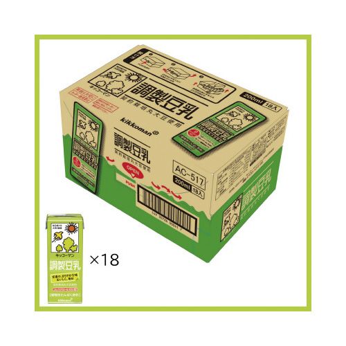 キッコーマン 調製豆乳　200ml　18本