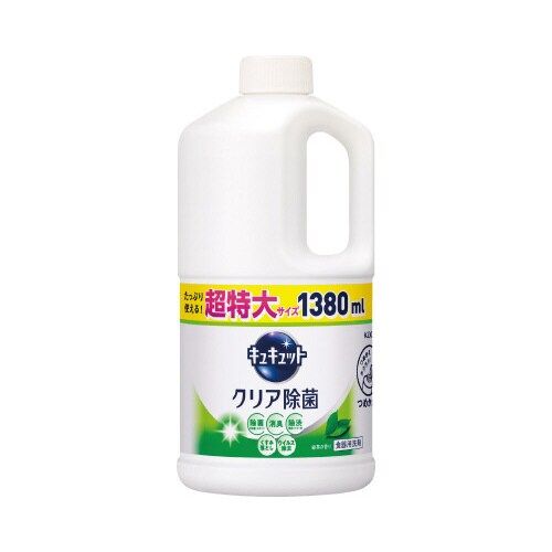花王 キュキュット　クリア除菌緑茶　詰替1250ml×6