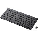 エレコム 無線ミニキーボード パンタグラフ式 薄型ブラック