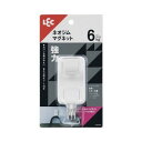 レック 強力マグネットフック(特大)耐荷重6kg ホワイト