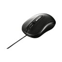 バッファロー 有線 光学式マウス 3ボタン M ブラック