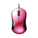バッファロー 有線 静音 3ボタンマウス ピンク