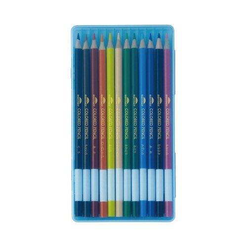 レイメイ藤井 先生おすすめ　色鉛筆（12色）　ブルー