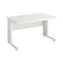 カウネット PFスチールデスク平机センター引出付1270WH